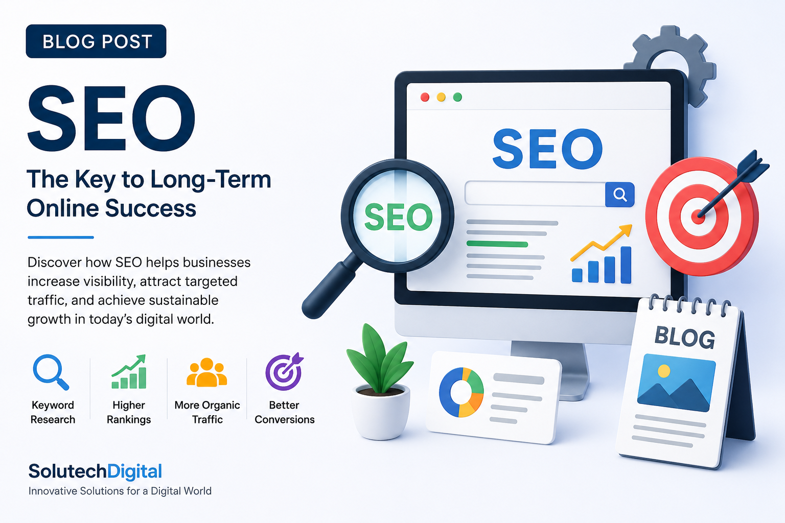 Read more about the article SEO Services for Business Growth | SolutechDigital